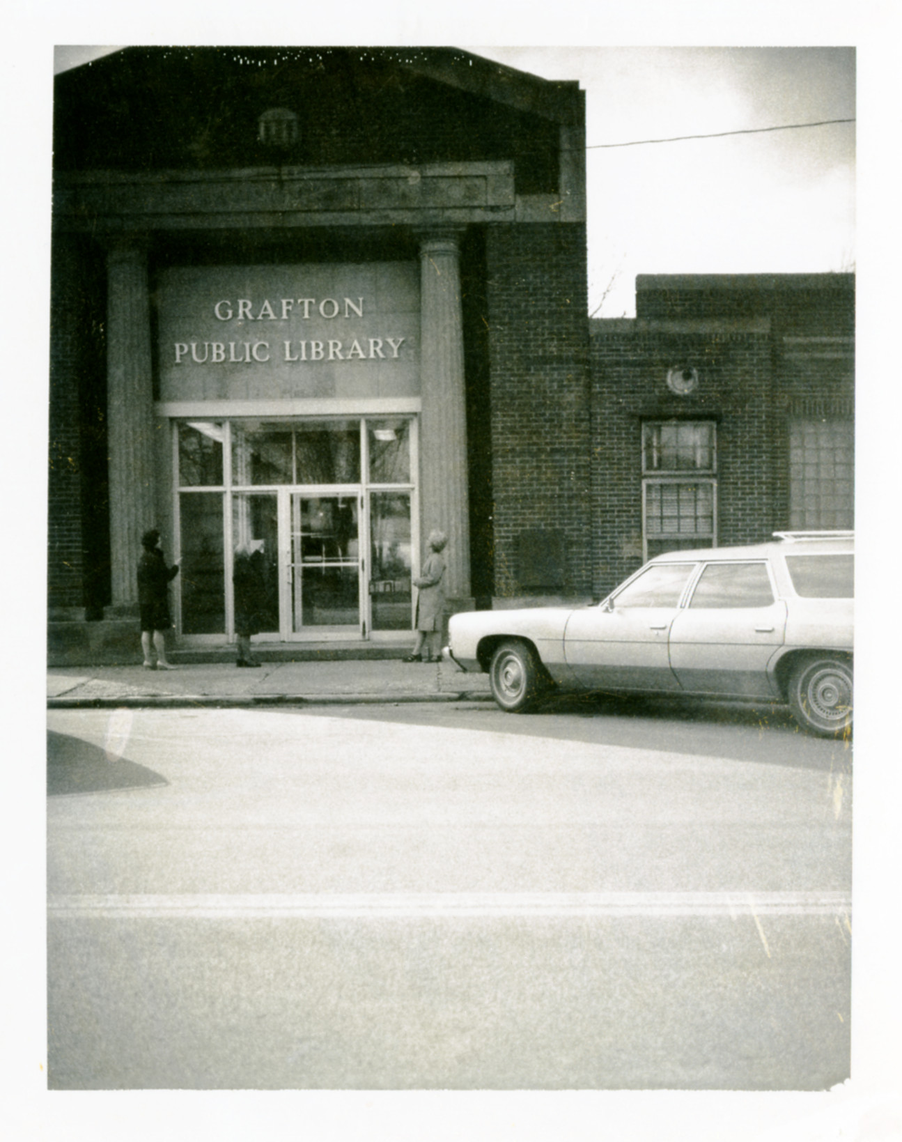 library exterior c1980