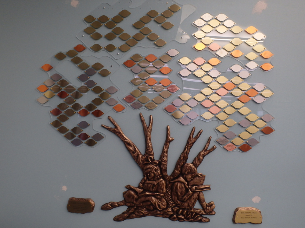 Our Endowment fund plaque tree was donated by the Friends of GMPL