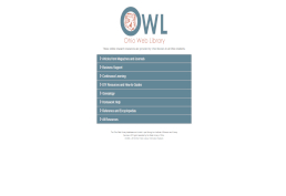 Ohio Web Library database screenshot